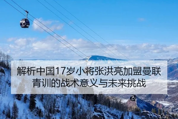 解析中国17岁小将张洪亮加盟曼联青训的战术意义与未来挑战